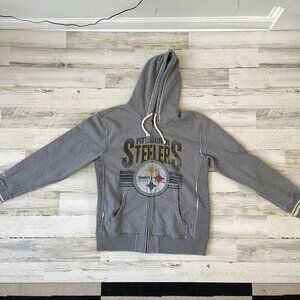 CLEARANCE! Mitchell & Ness NFL Pittsburgh Steelers Men's Size XL Full Zip Hoodie